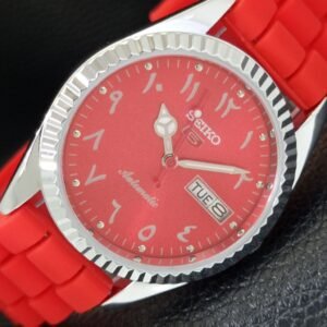 VINTAGE REFURBISHED SEIKO 5 AUTOMATIC 6309A JAPAN MENS ARABIC WATCH a441538-1
