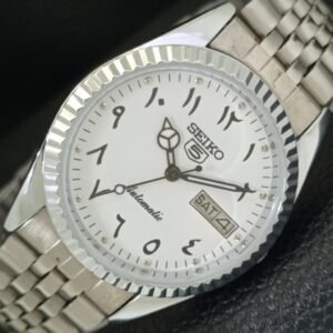 REFURBISHED VINTAGE SEIKO 5 AUTOMATIC 6309A JAPAN MENS ARABIC WATCH a441545-1